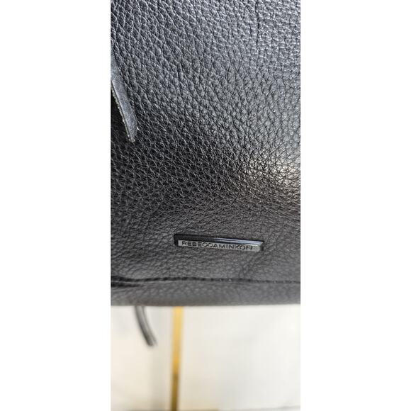 Rebecca Minkoff Fringe Regan Satchel Black with detachable strap - Picture 3 of 7